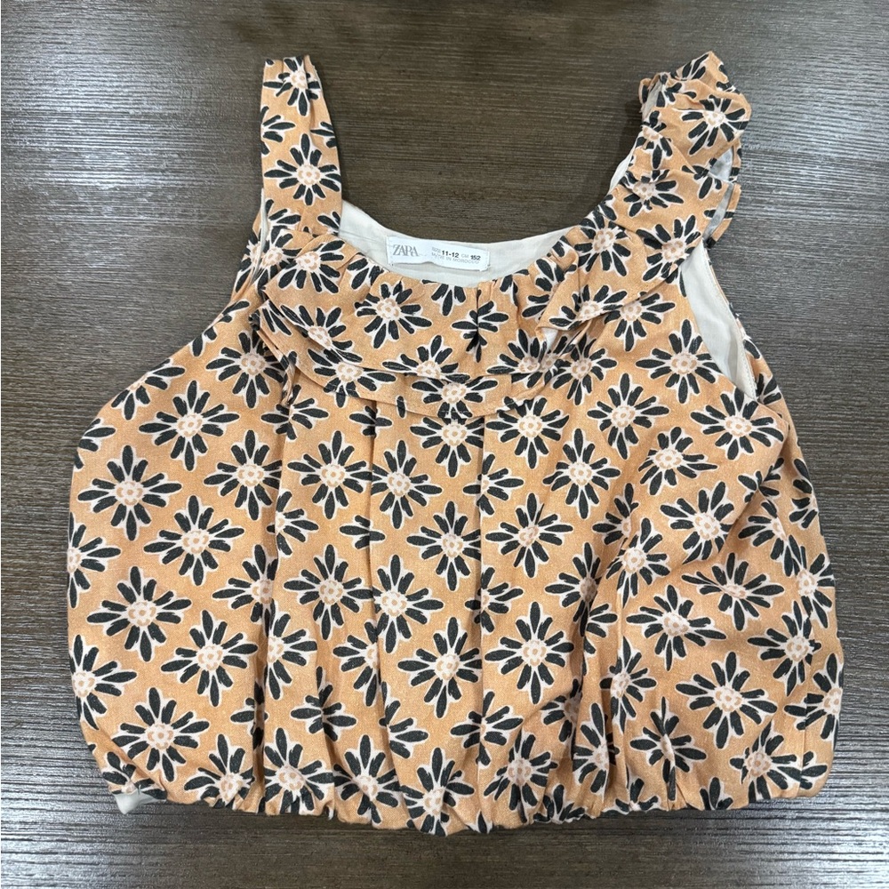 Zara Girls Top 11/12 NWOT